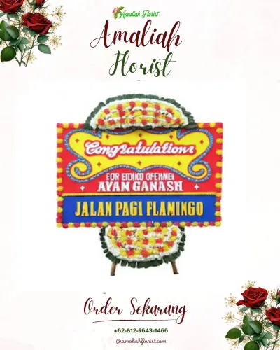 Bunga Papan Congratulation di Jambekumbu